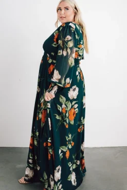 Hot Baltic Born Olivia Maxi Dress | Deep Topaz Floral DeepTopazFloral