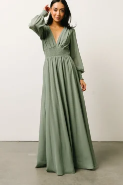 Sale Baltic Born Olivia Maxi Dress | Eucalyptus