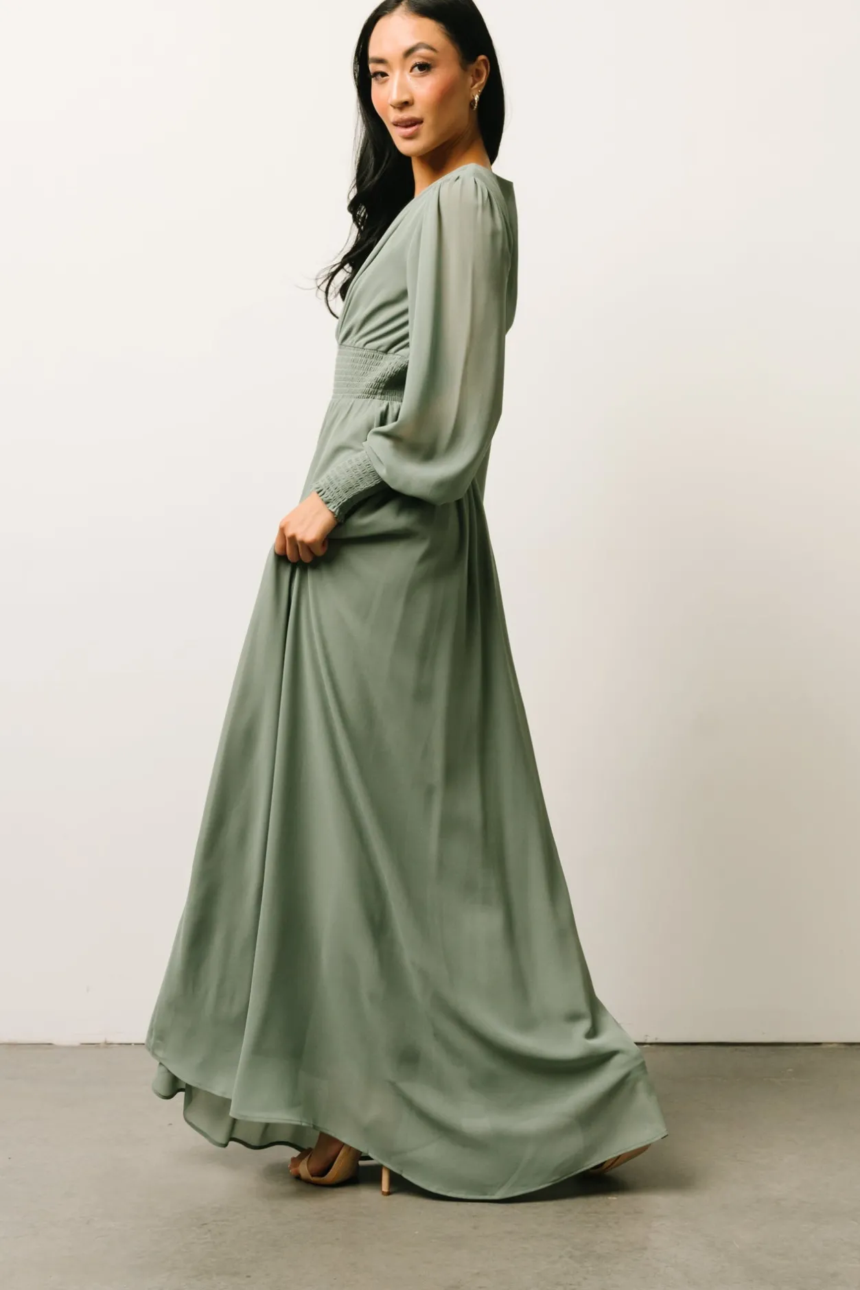 Sale Baltic Born Olivia Maxi Dress | Eucalyptus