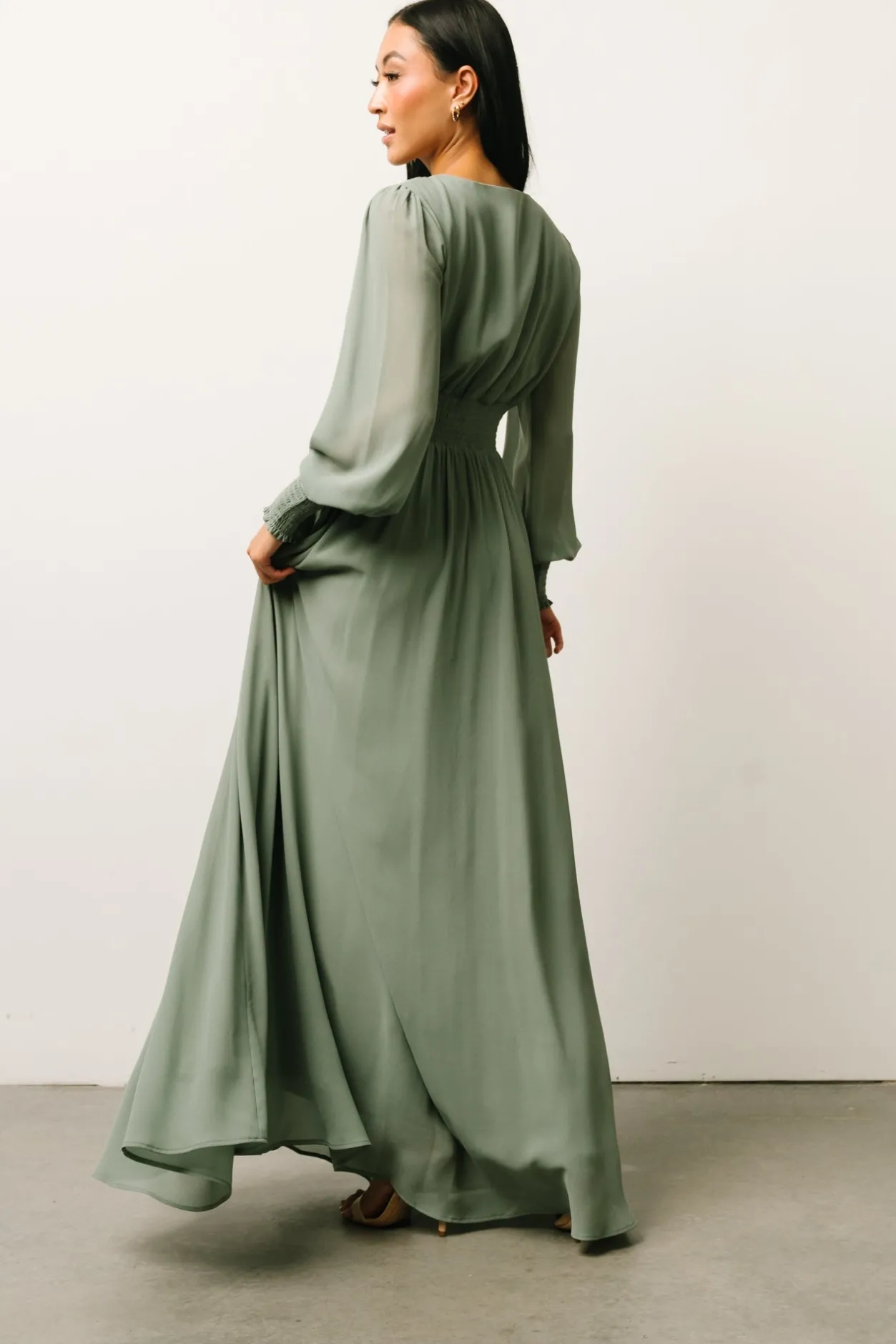Sale Baltic Born Olivia Maxi Dress | Eucalyptus