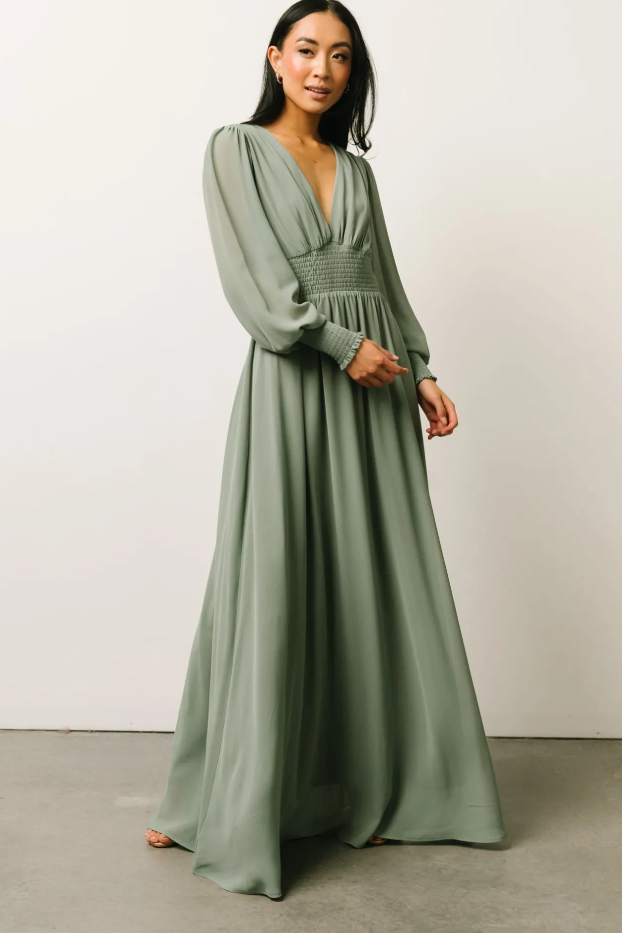 Sale Baltic Born Olivia Maxi Dress | Eucalyptus