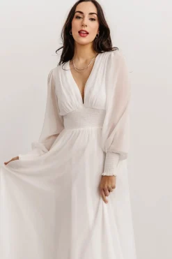 Clearance Baltic Born Olivia Maxi Dress | White