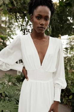 Clearance Baltic Born Olivia Maxi Dress | White