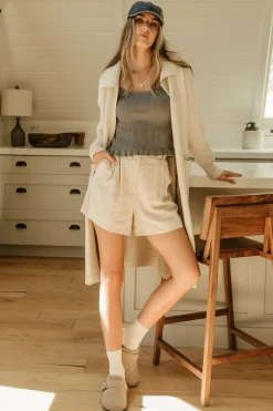 Online Baltic Born Ontario Long Button Cardigan | Oatmeal