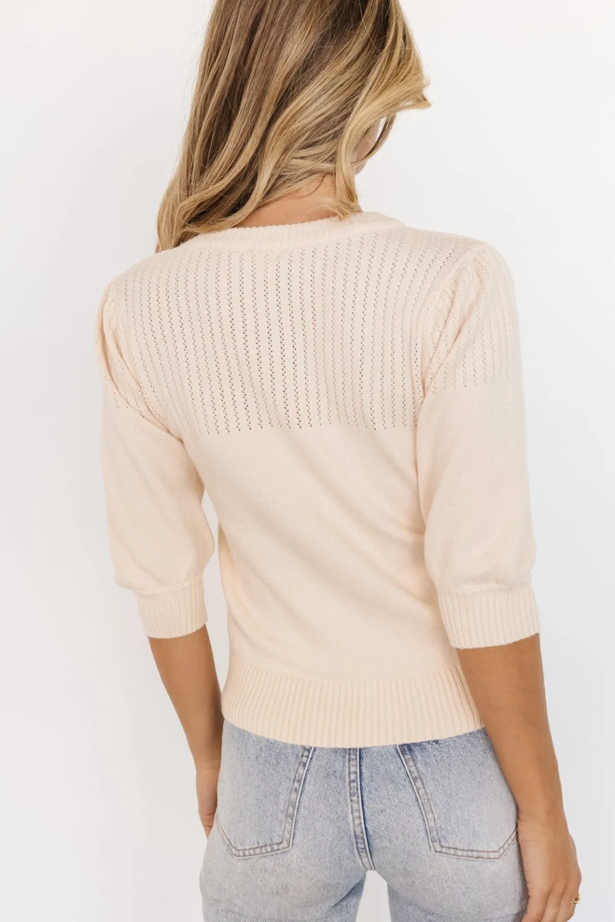 Sale Baltic Born Opal Knit Sweater | Cream