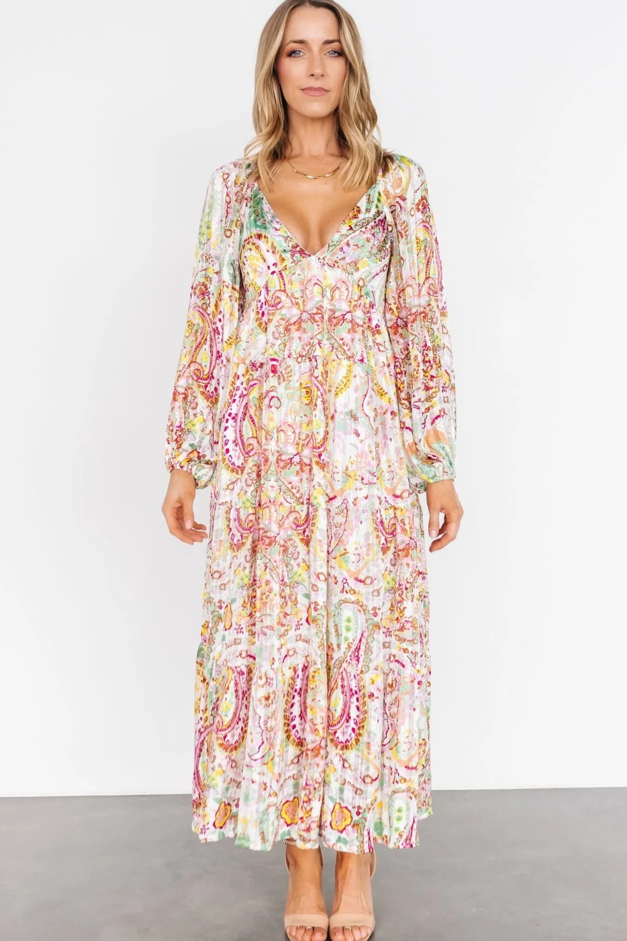 Hot Baltic Born Ophelia Maxi Dress | Multi Print MultiPrint