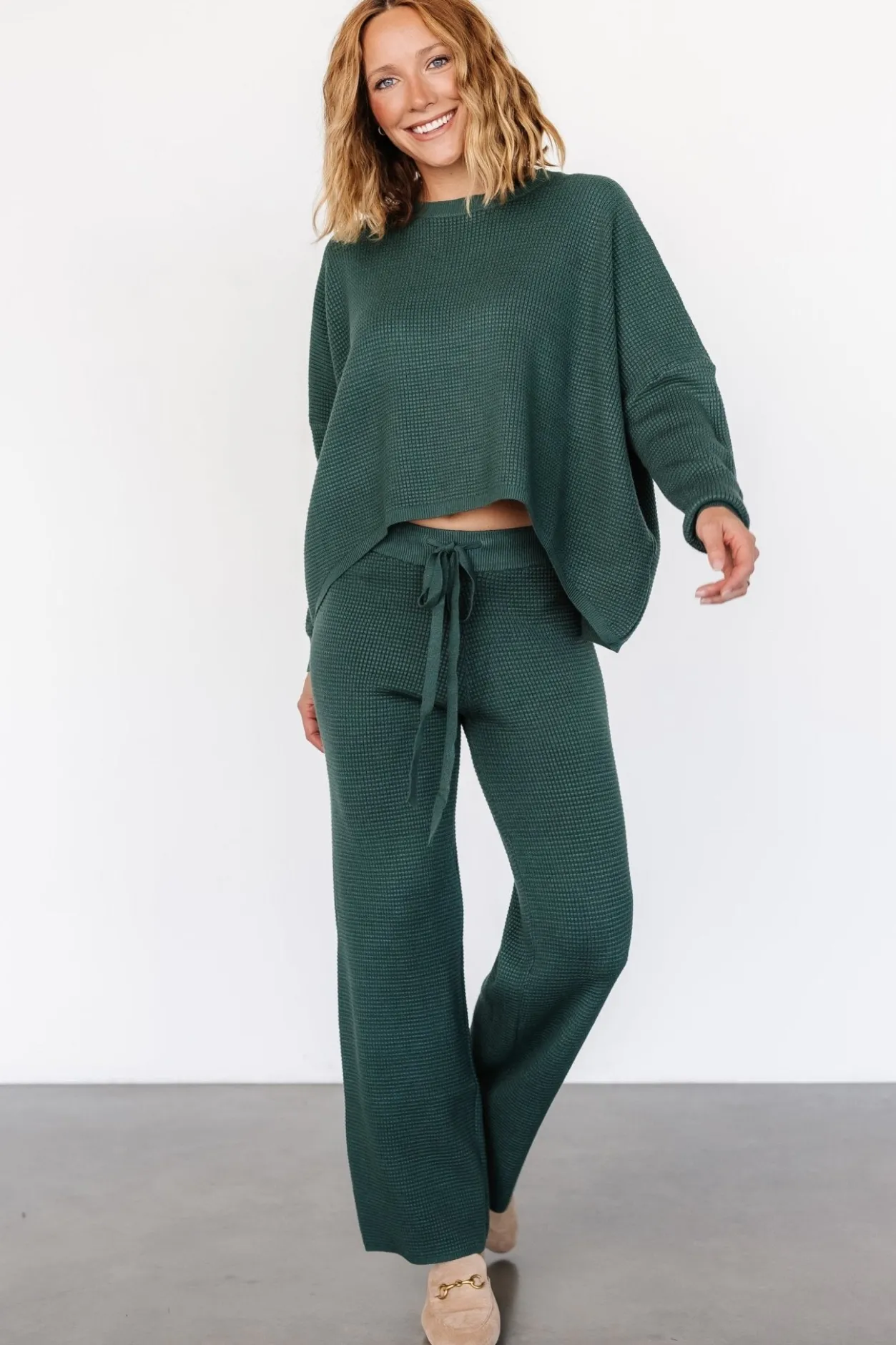 Discount Baltic Born Owen Waffle Pants | Green