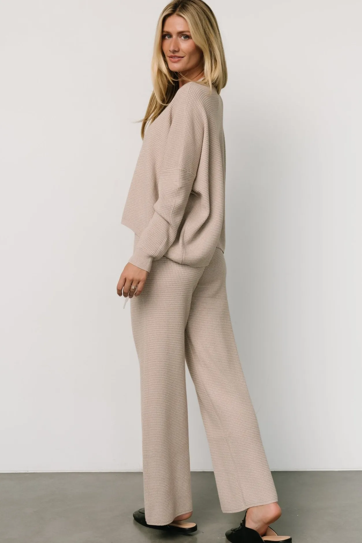 Fashion Baltic Born Owen Waffle Pants | Oatmeal