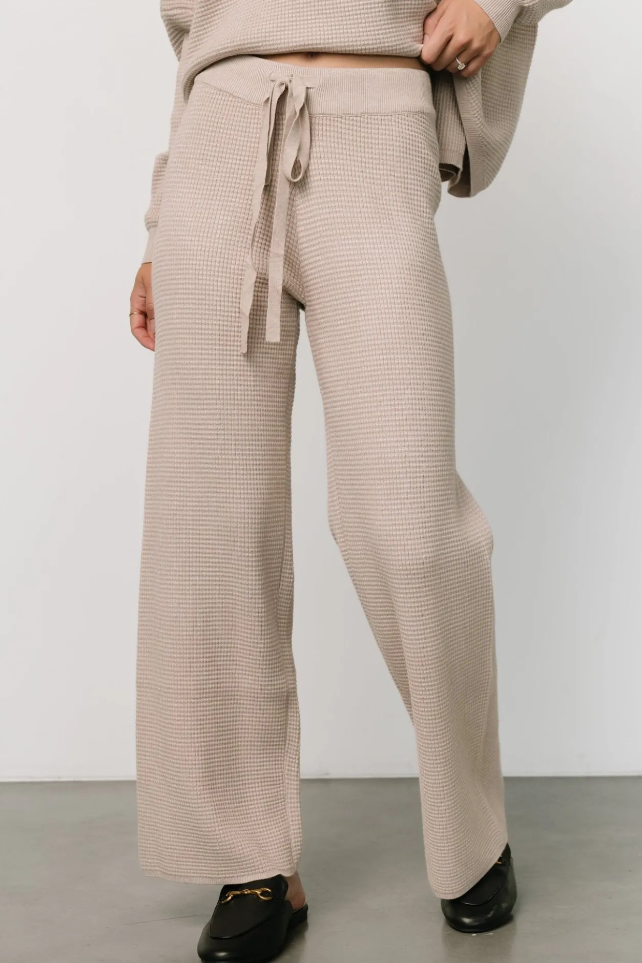 Fashion Baltic Born Owen Waffle Pants | Oatmeal