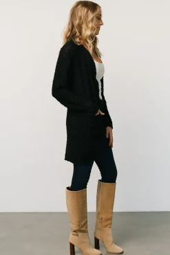 Outlet Baltic Born Oxford Pocket Cardigan | Black