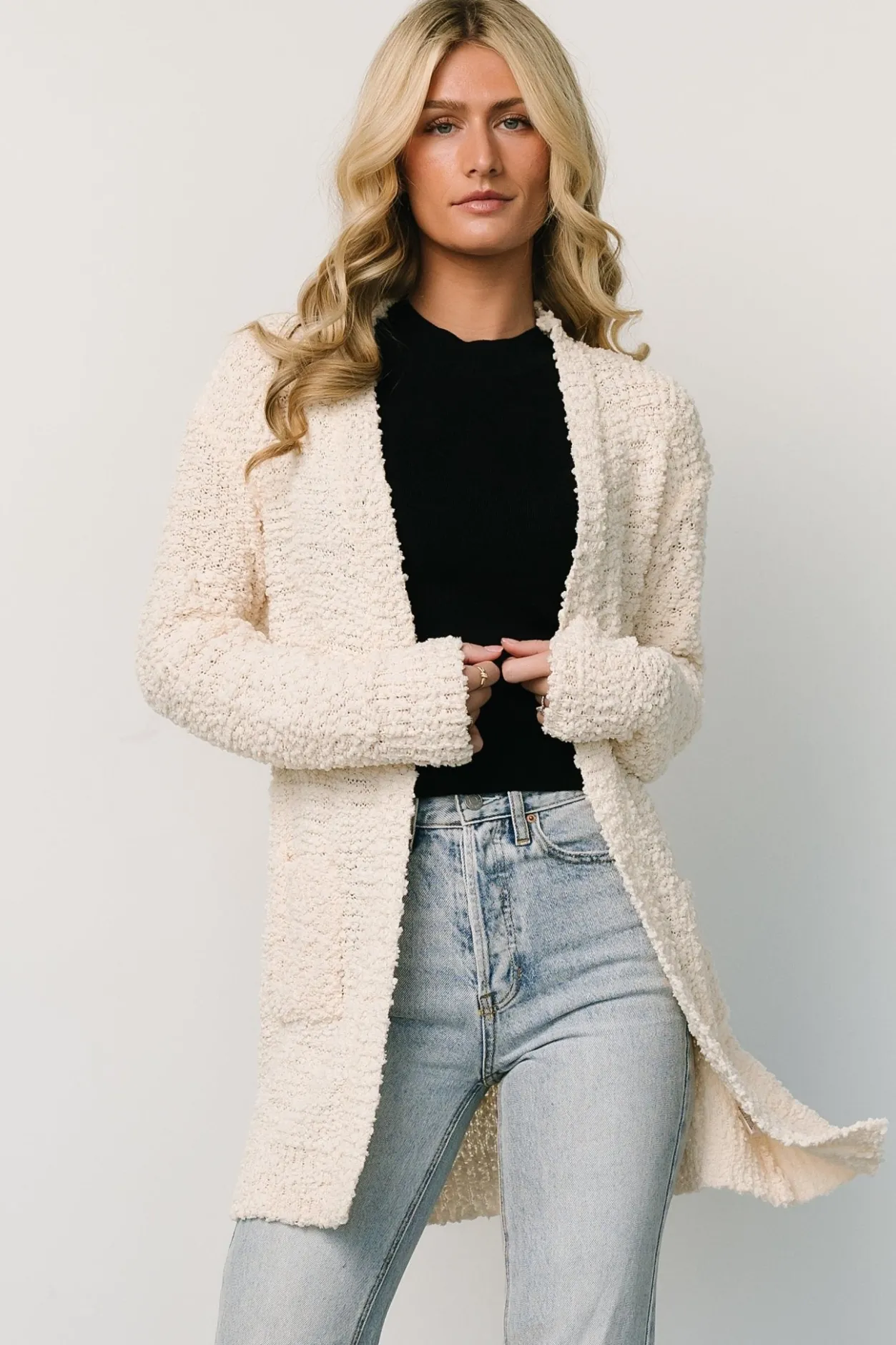 Online Baltic Born Oxford Pocket Cardigan | Cream