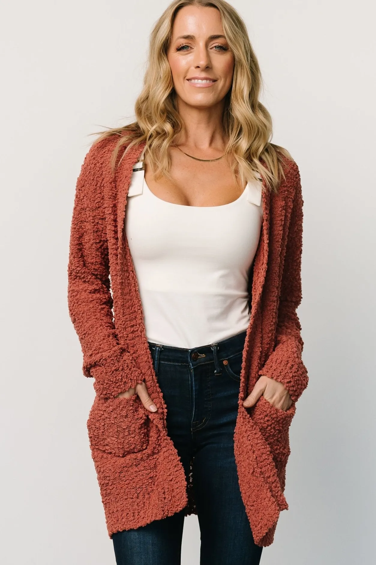 Best Baltic Born Oxford Pocket Cardigan | Rust