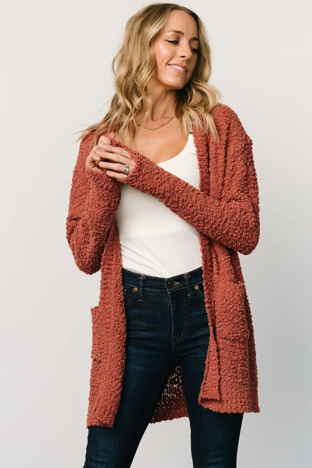 Best Baltic Born Oxford Pocket Cardigan | Rust