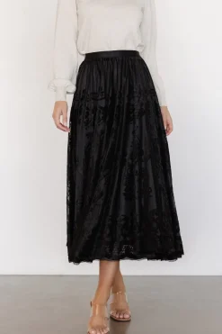 Online Baltic Born Palini Velvet Skirt | Black
