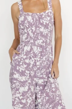 Clearance Baltic Born Palisades Tank Jumpsuit | Lavender Print LavenderPrint
