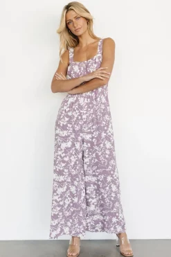 Clearance Baltic Born Palisades Tank Jumpsuit | Lavender Print LavenderPrint