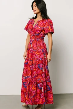 Online Baltic Born Palmer Tiered Maxi Dress | Multi Floral MultiFloral