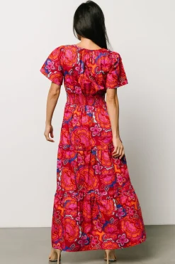 Online Baltic Born Palmer Tiered Maxi Dress | Multi Floral MultiFloral