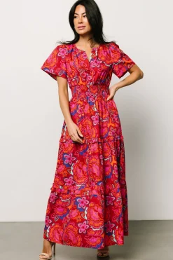 Online Baltic Born Palmer Tiered Maxi Dress | Multi Floral MultiFloral