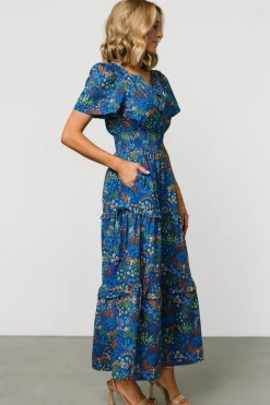 Fashion Baltic Born Palmer Tiered Maxi Dress | Cobalt Multi CobaltMulti