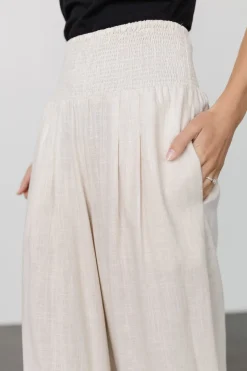 Discount Baltic Born Parvati Smocked Waist Pants | Natural