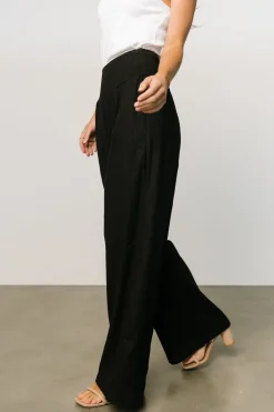 Clearance Baltic Born Parvati Smocked Waist Pants | Black