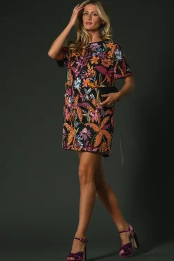 Sale Baltic Born Patricia Sequin Short Dress | Black