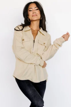 Best Baltic Born Patrick Half Zip Pullover | Honey