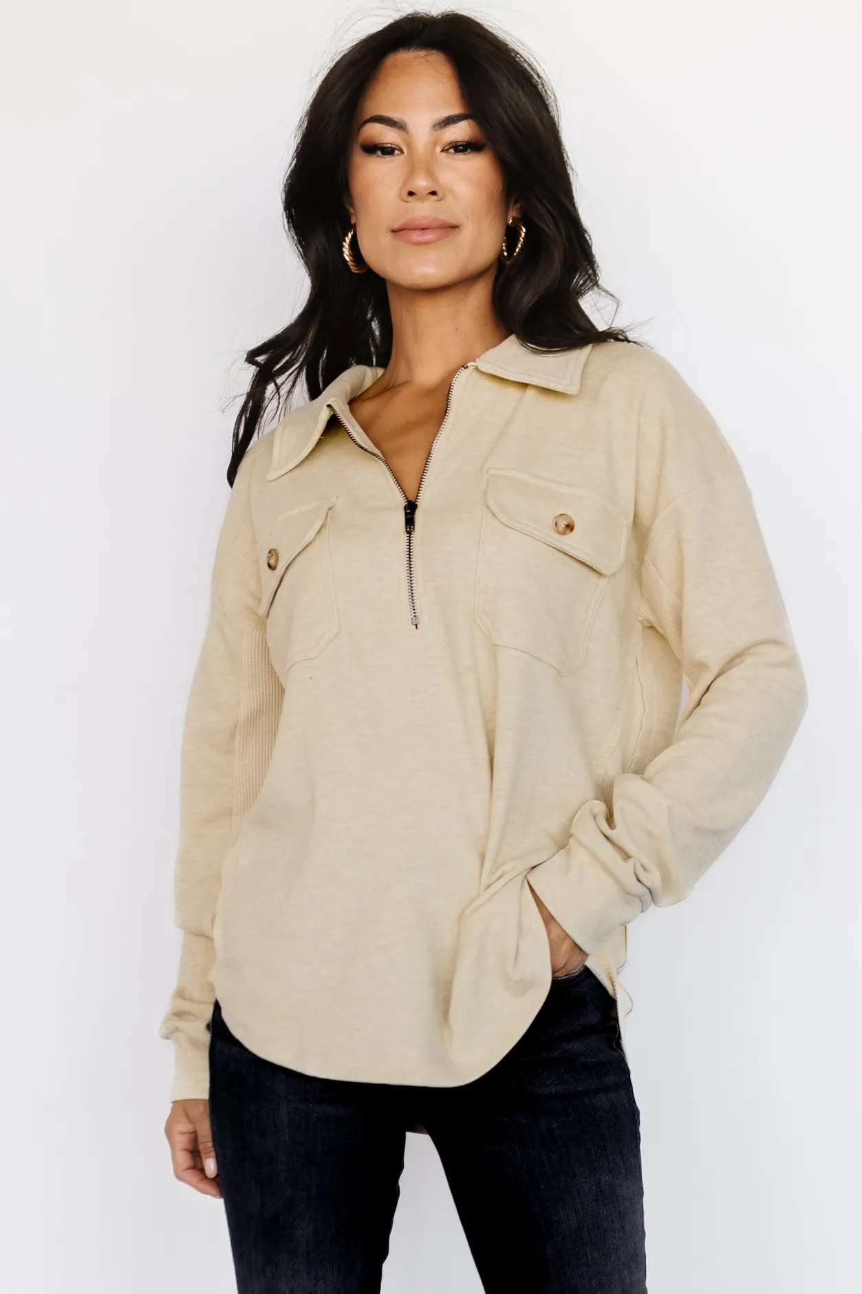 Best Baltic Born Patrick Half Zip Pullover | Honey