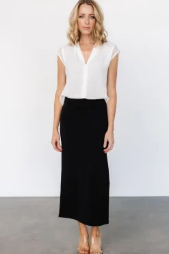 Outlet Baltic Born Pembroke Pencil Skirt | Black