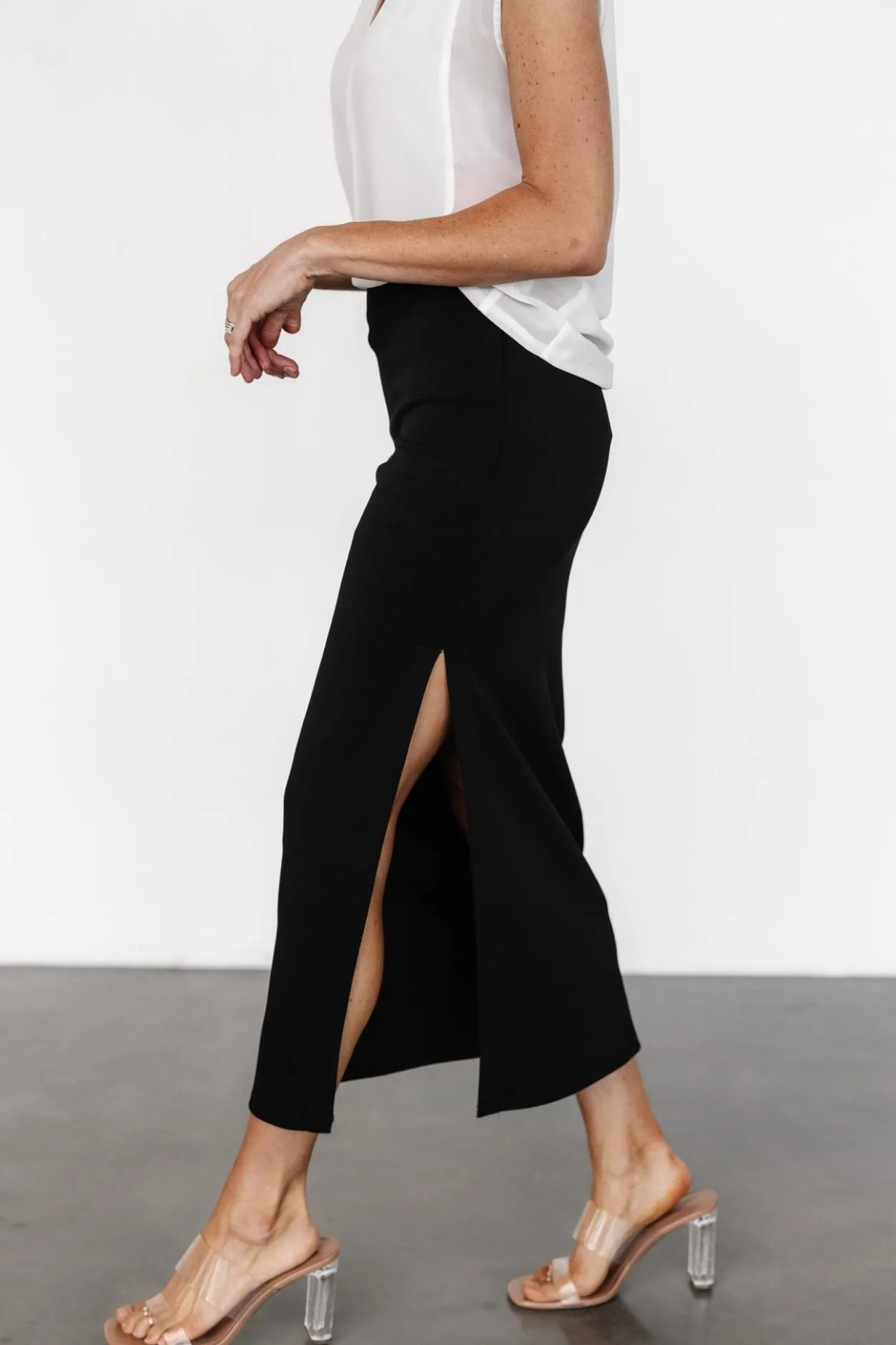 Outlet Baltic Born Pembroke Pencil Skirt | Black