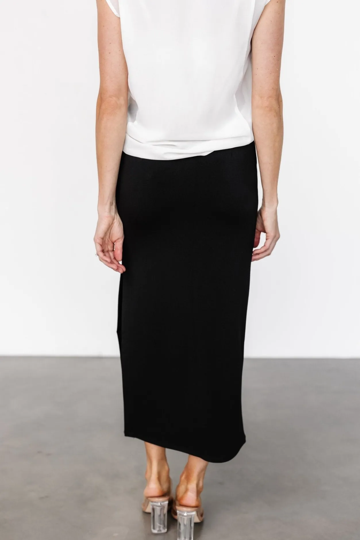 Outlet Baltic Born Pembroke Pencil Skirt | Black