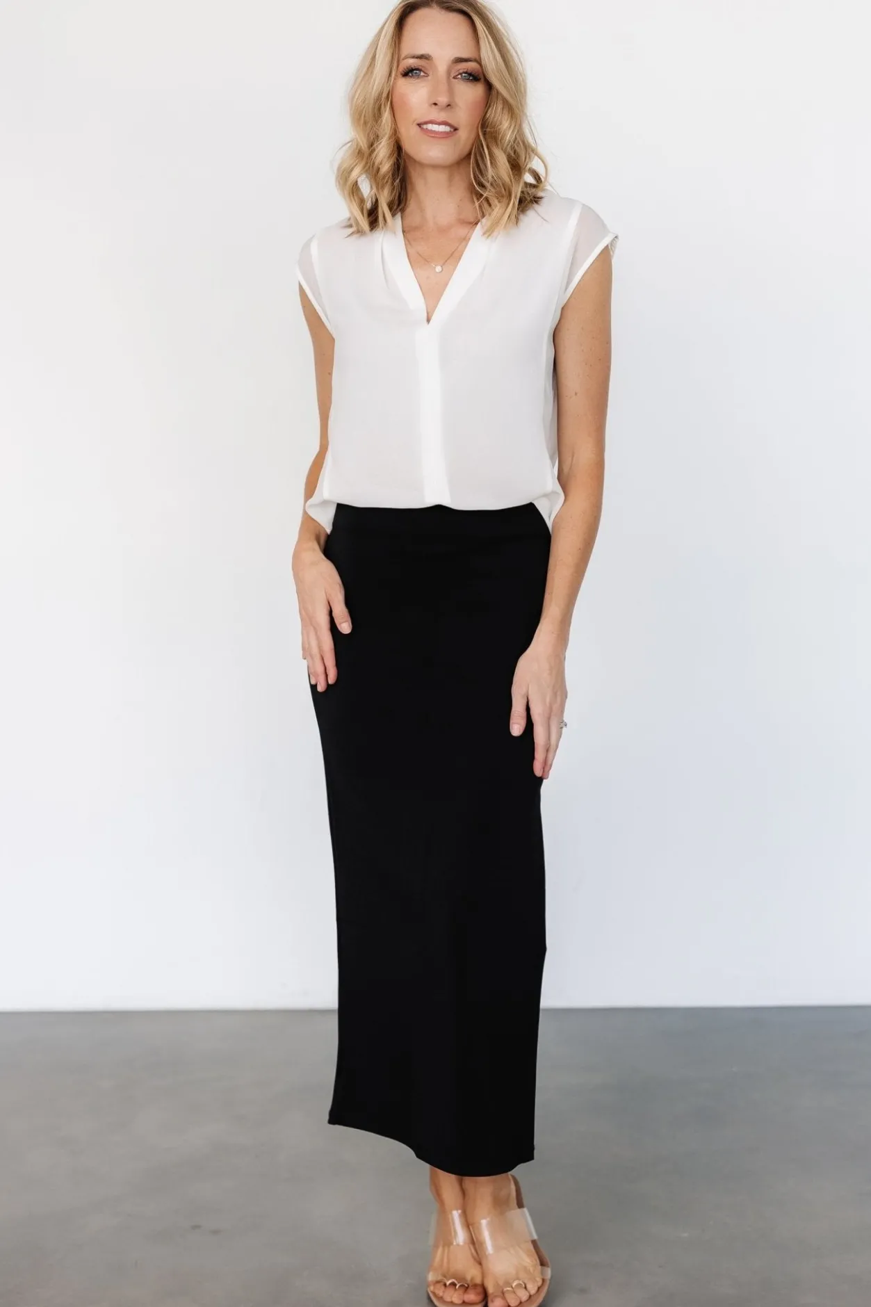 Outlet Baltic Born Pembroke Pencil Skirt | Black