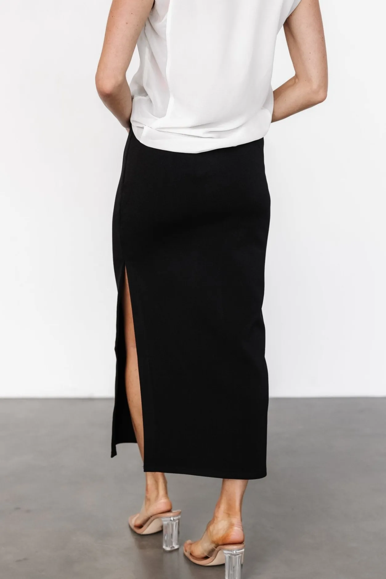 Outlet Baltic Born Pembroke Pencil Skirt | Black