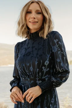 Best Baltic Born Penelope Velvet Maxi Dress | Midnight Blue MidnightBlue