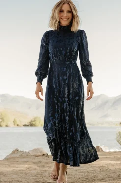 Best Baltic Born Penelope Velvet Maxi Dress | Midnight Blue MidnightBlue