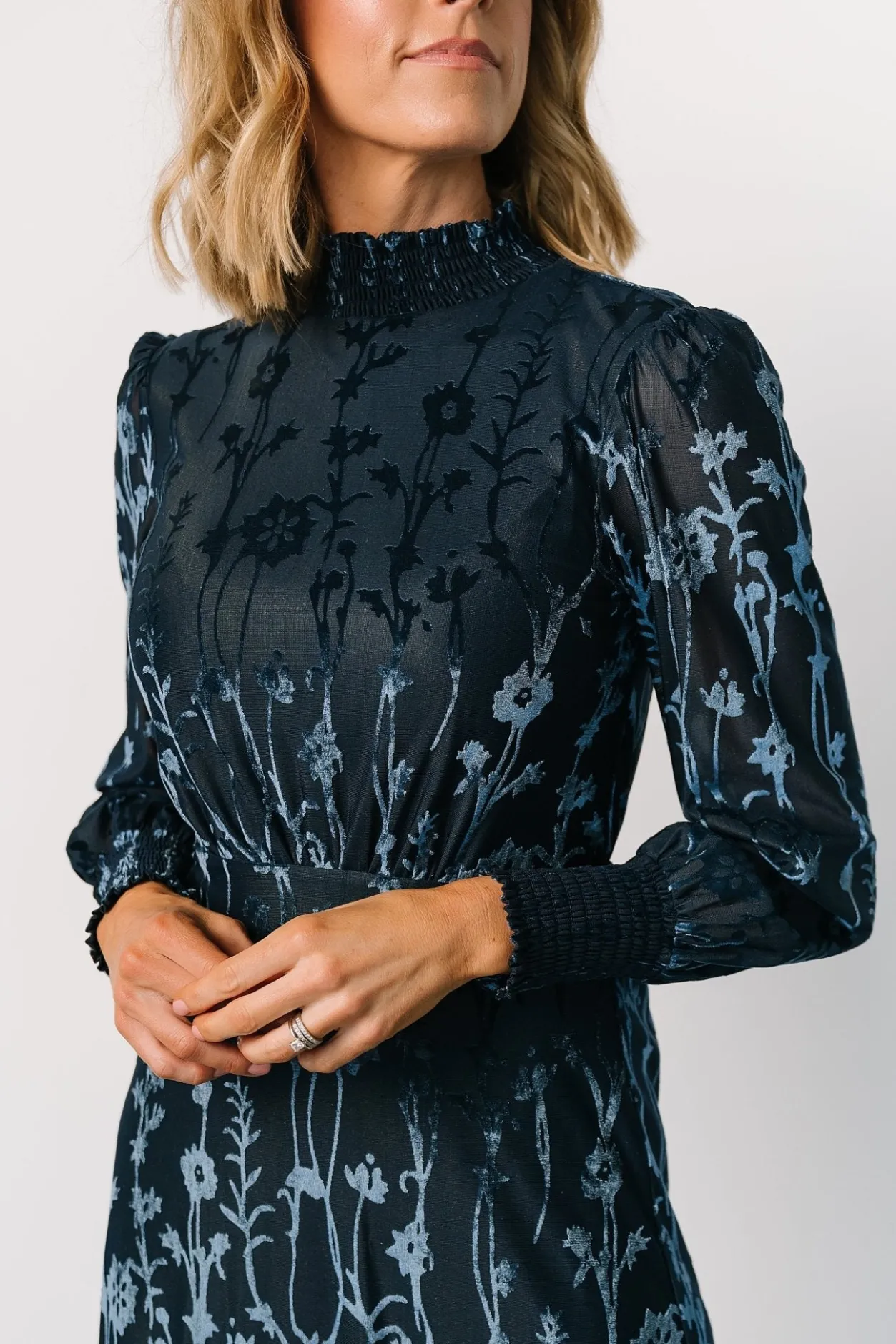 Best Baltic Born Penelope Velvet Maxi Dress | Midnight Blue MidnightBlue