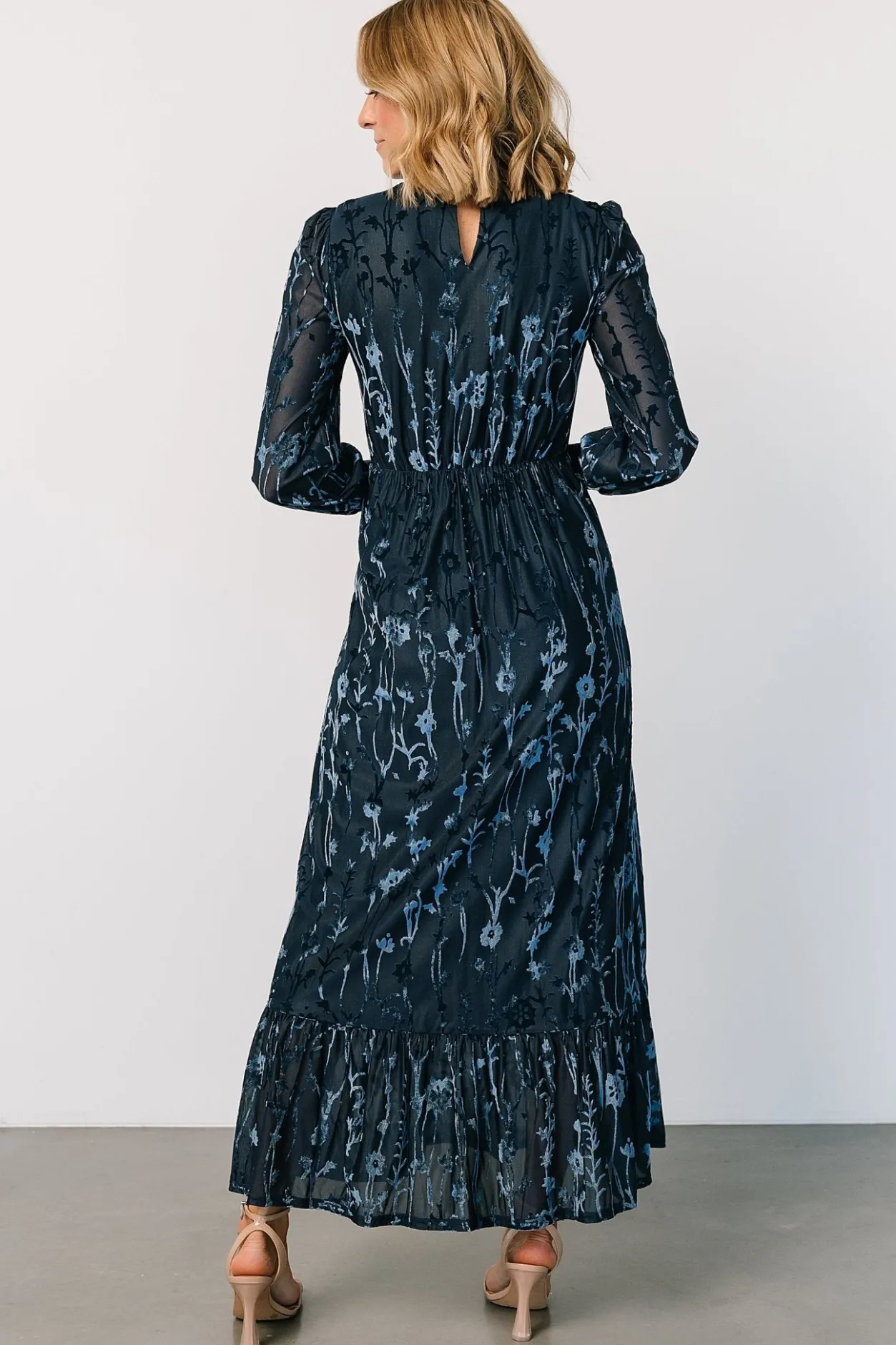 Best Baltic Born Penelope Velvet Maxi Dress | Midnight Blue MidnightBlue