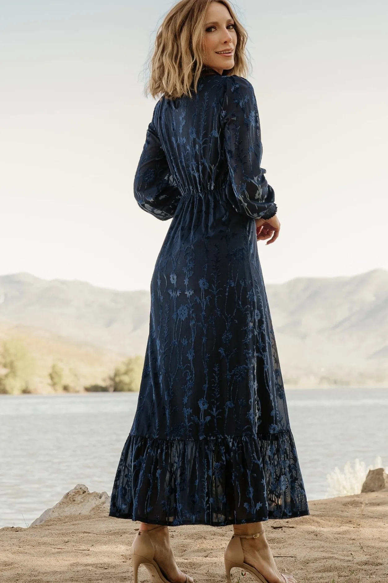 Best Baltic Born Penelope Velvet Maxi Dress | Midnight Blue MidnightBlue