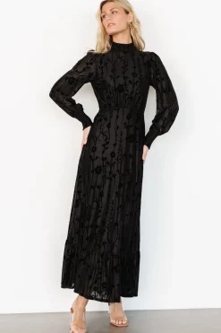 Best Baltic Born Penelope Velvet Maxi Dress | Black