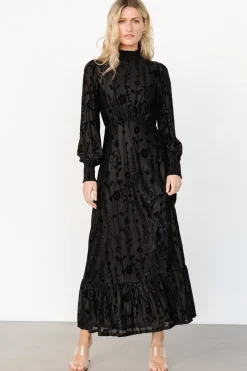 Best Baltic Born Penelope Velvet Maxi Dress | Black