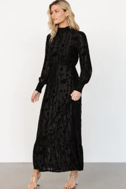 Best Baltic Born Penelope Velvet Maxi Dress | Black