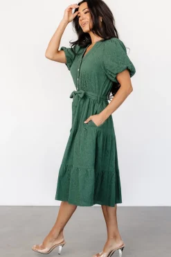 Outlet Baltic Born Philippa Midi Dress | Green