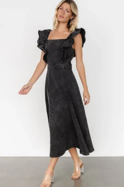 Online Baltic Born Phoenix Denim Dress | Black