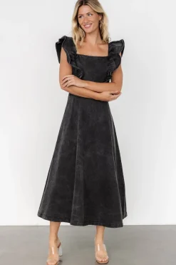 Online Baltic Born Phoenix Denim Dress | Black