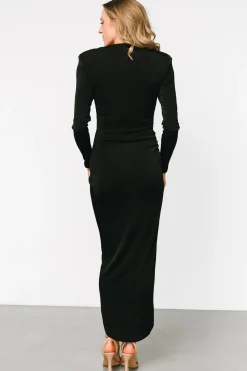 Clearance Baltic Born Pierce Shimmer Gown | Black
