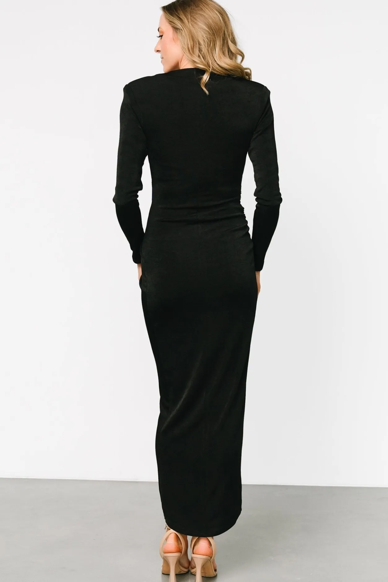 Clearance Baltic Born Pierce Shimmer Gown | Black