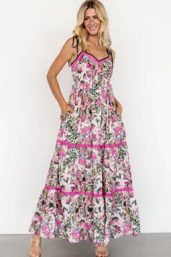 New Baltic Born Pierrette Maxi Dress | Pink Multi PinkMulti