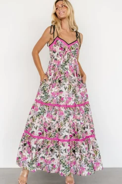 New Baltic Born Pierrette Maxi Dress | Pink Multi PinkMulti