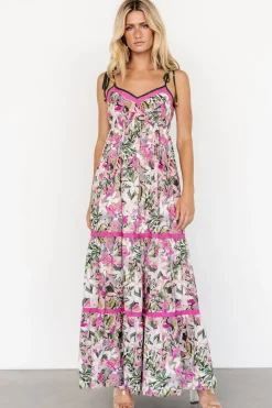 New Baltic Born Pierrette Maxi Dress | Pink Multi PinkMulti